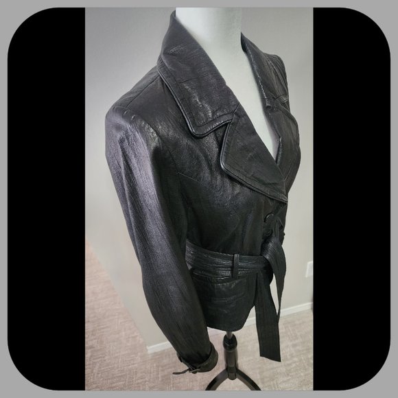 INC || Cute Soft Genuine Leather Jacket (SIZE M) - Picture 2 of 9